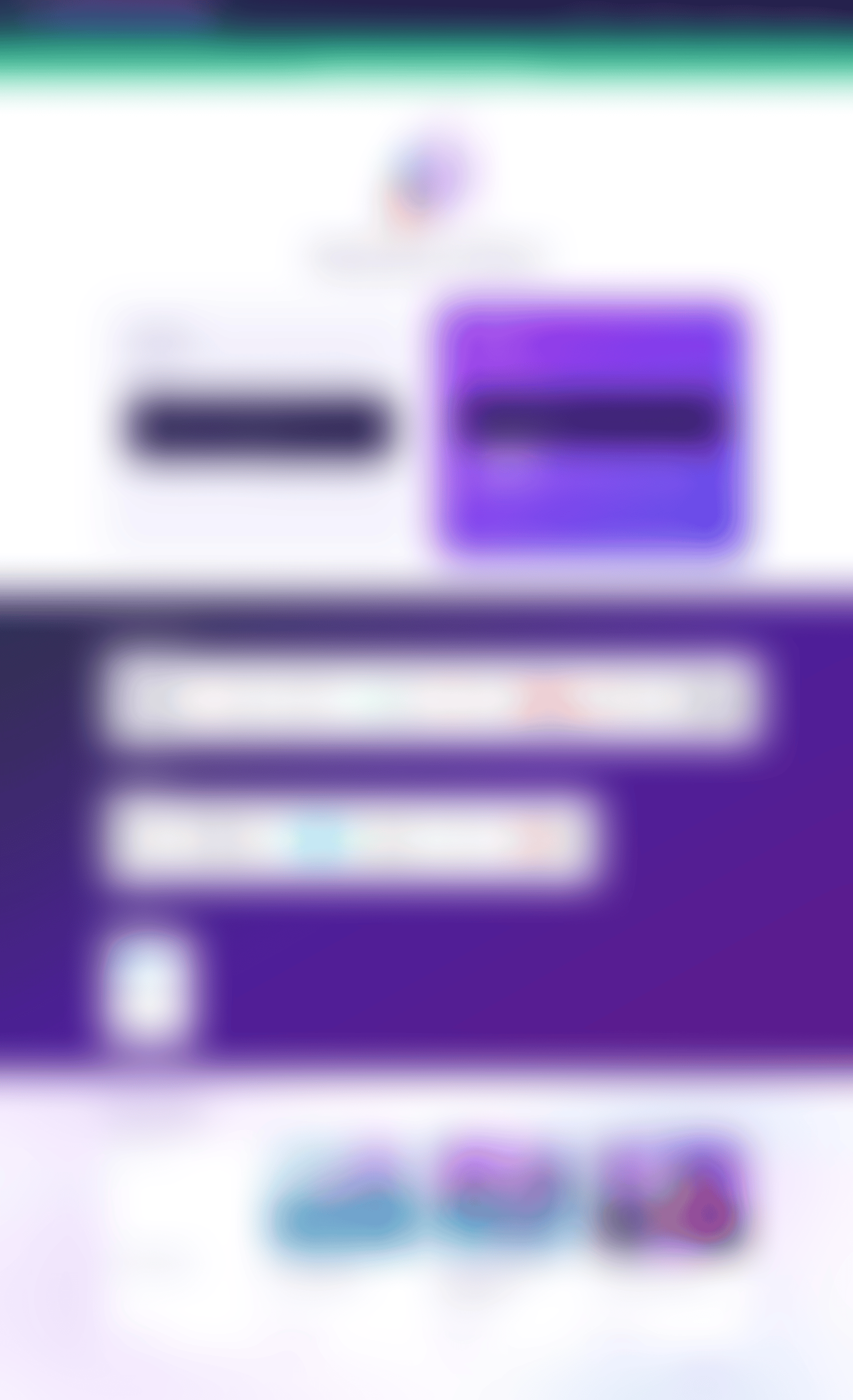 Fly
				onboarding page example