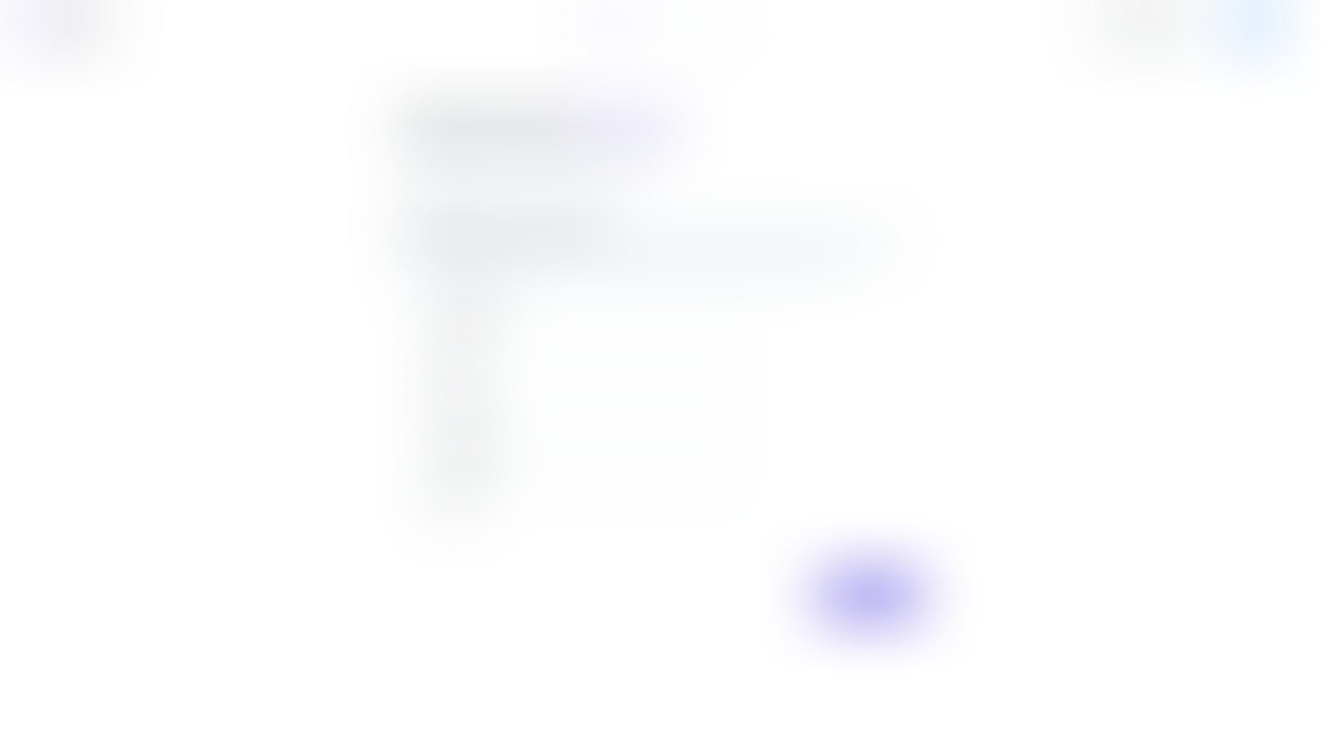 Specify screen example