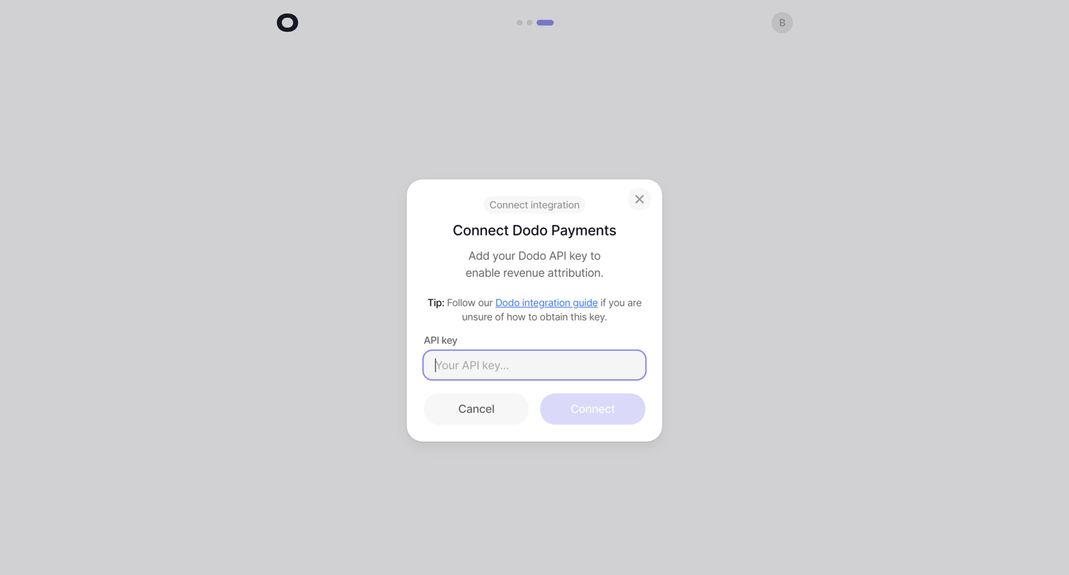 Visitors - visitors.now/onboarding/project screen