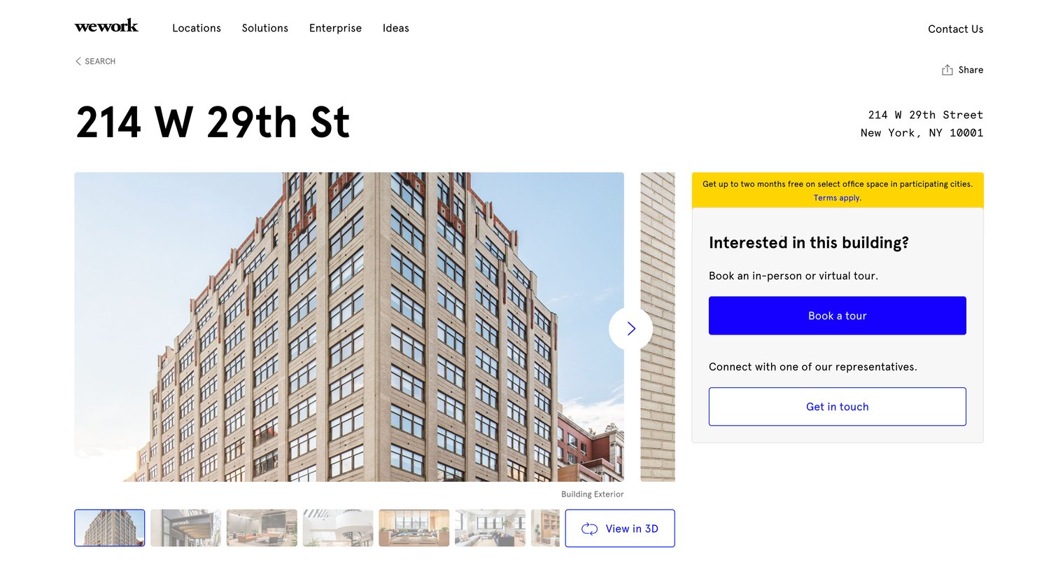 WeWork - 214 W 29th Street - Coworking Space in Chelsea NYC | WeWork screen
