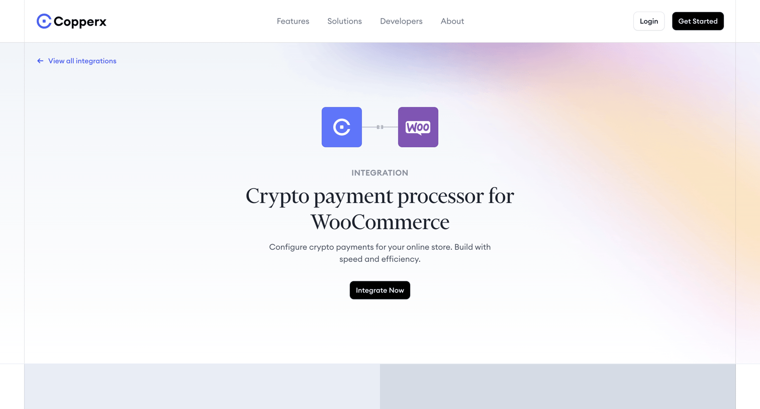 Copperx - Crypto payment processor for WooCommerce - Copperx screen