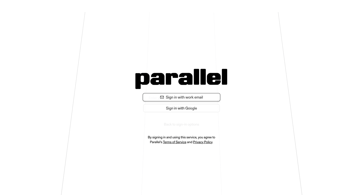 Parallel - Parallel Platform screen