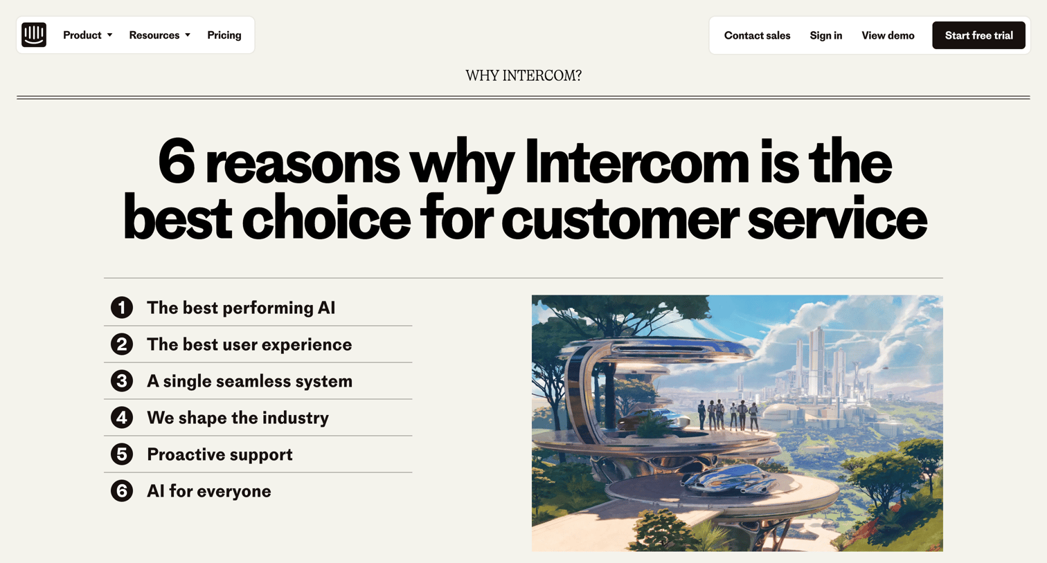 Intercom - Why Intercom is the best choice for customer service | Intercom screen