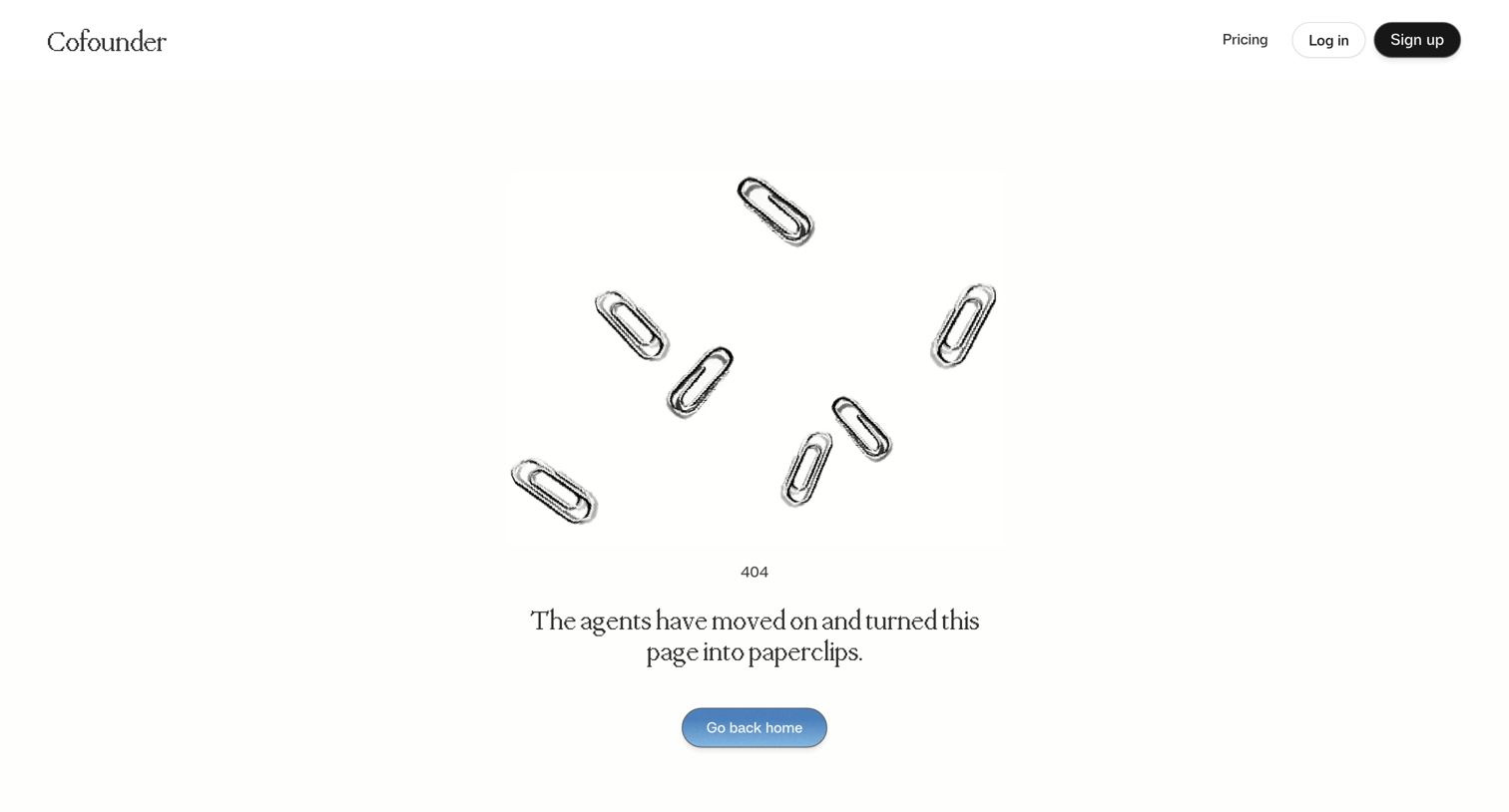 Cofounder screen
