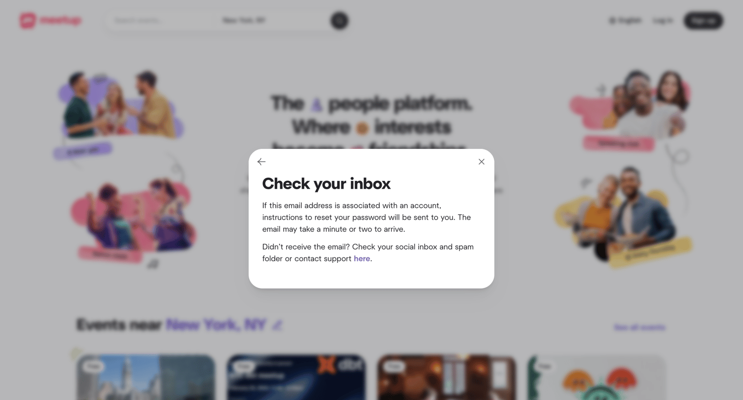 Meetup - Meetup | Find Local Groups, Events, and Activities Near You screen
