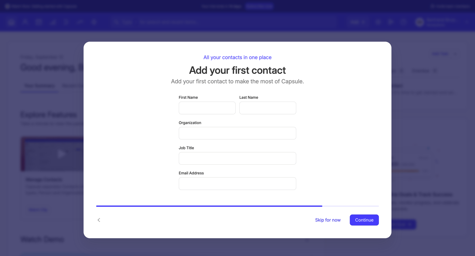 Your Summary | Nicelydone CRM from Capsule