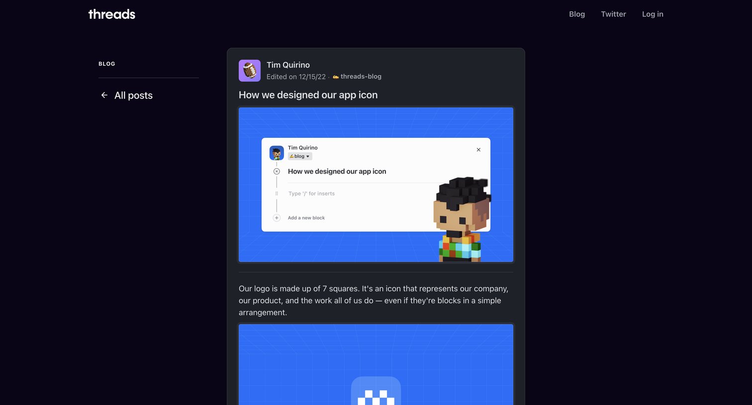 Threads - How we designed our app icon screen
