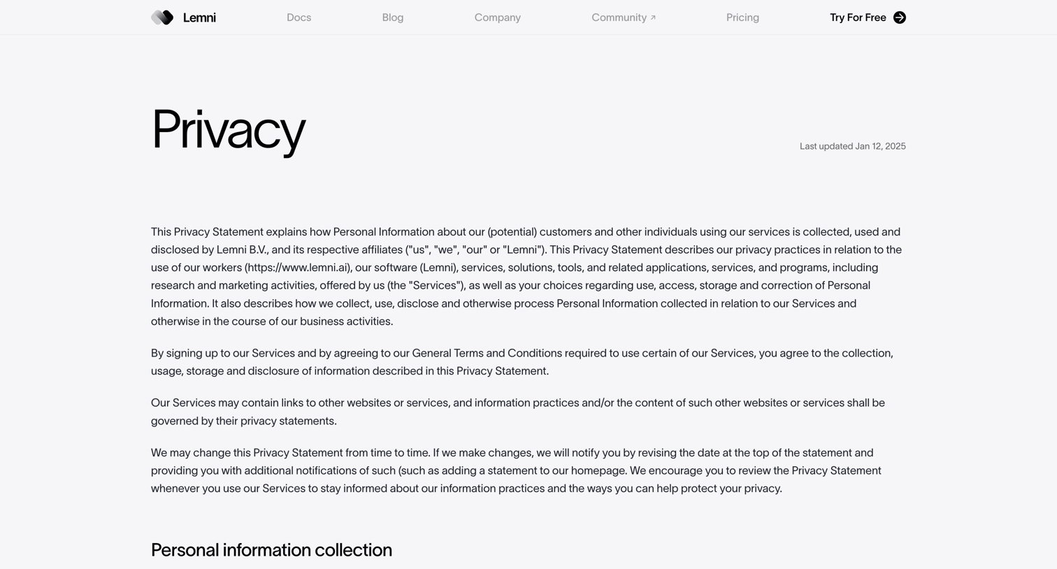 Lemni - Lemni · Privacy screen
