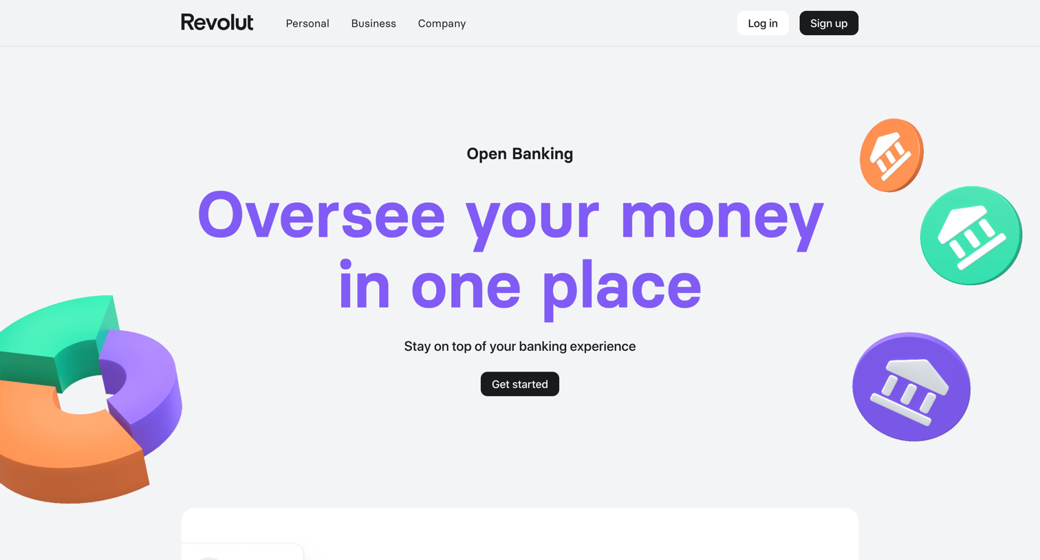 Revolut - Revolut – Open banking screen