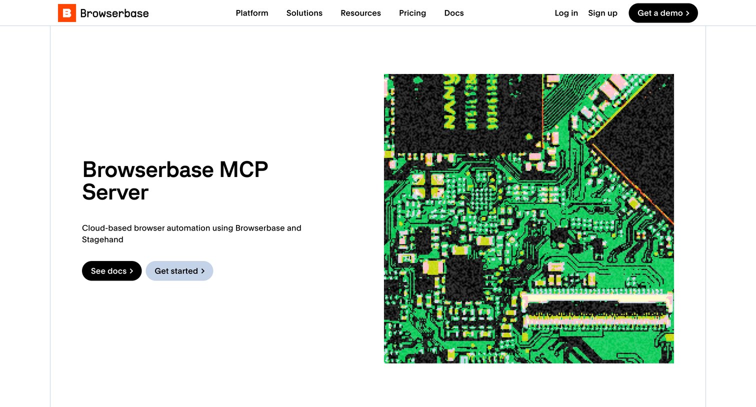 Browserbase - Browserbase MCP Server  Browserbase screen