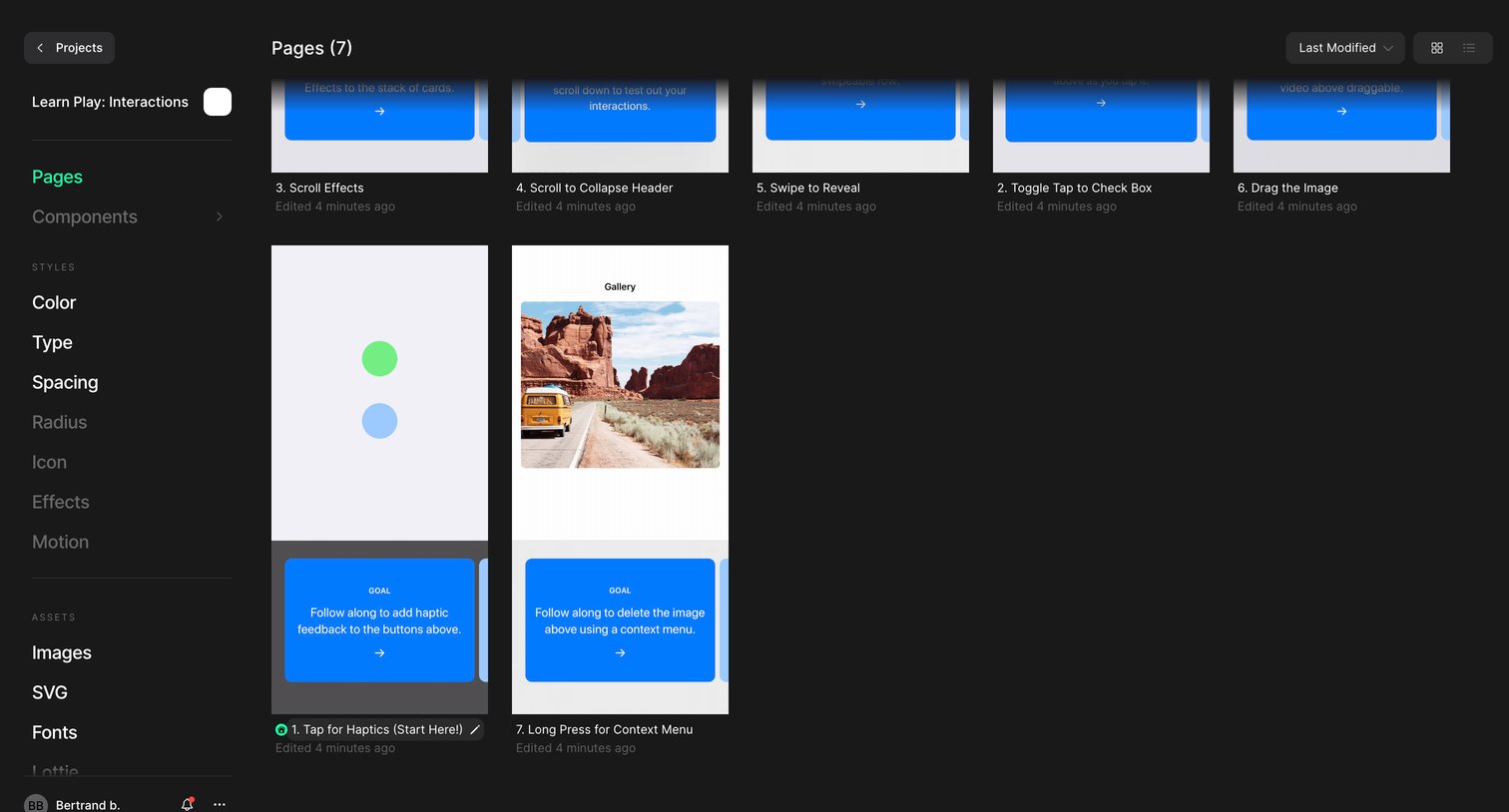 Play - Learn Play Interactions | Play screen