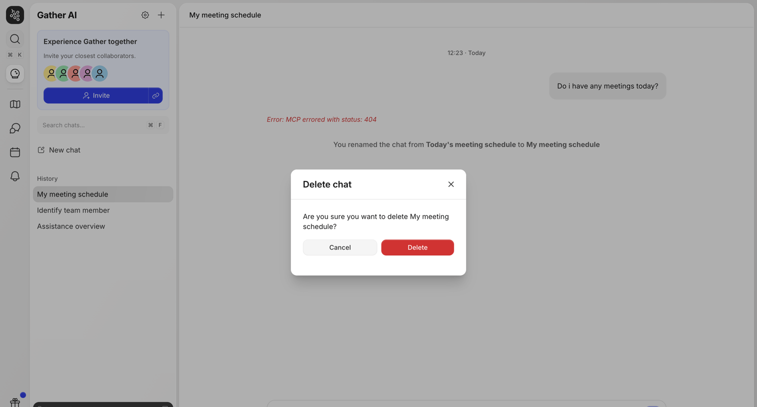Gather - Nicelydone | Gather screen