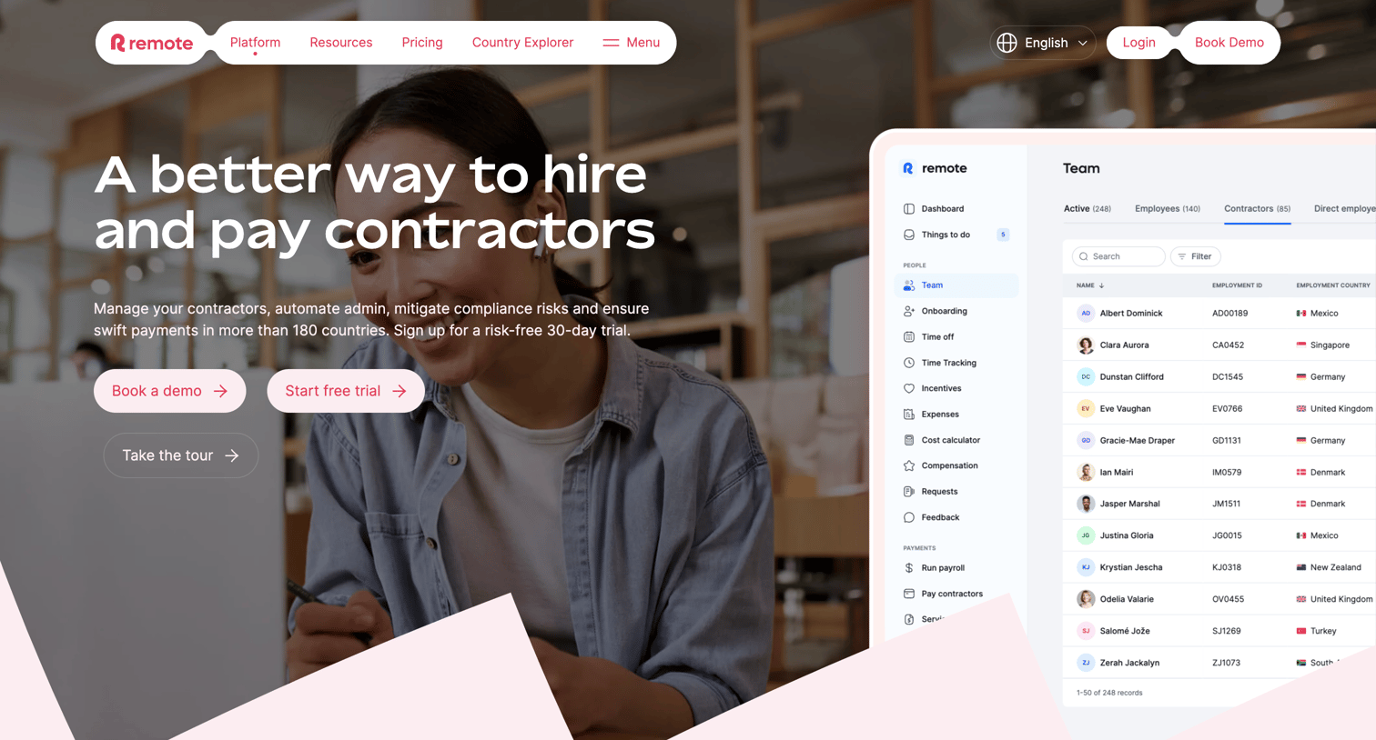 Remote - Global Contractor Management Software | Services  Remote screen