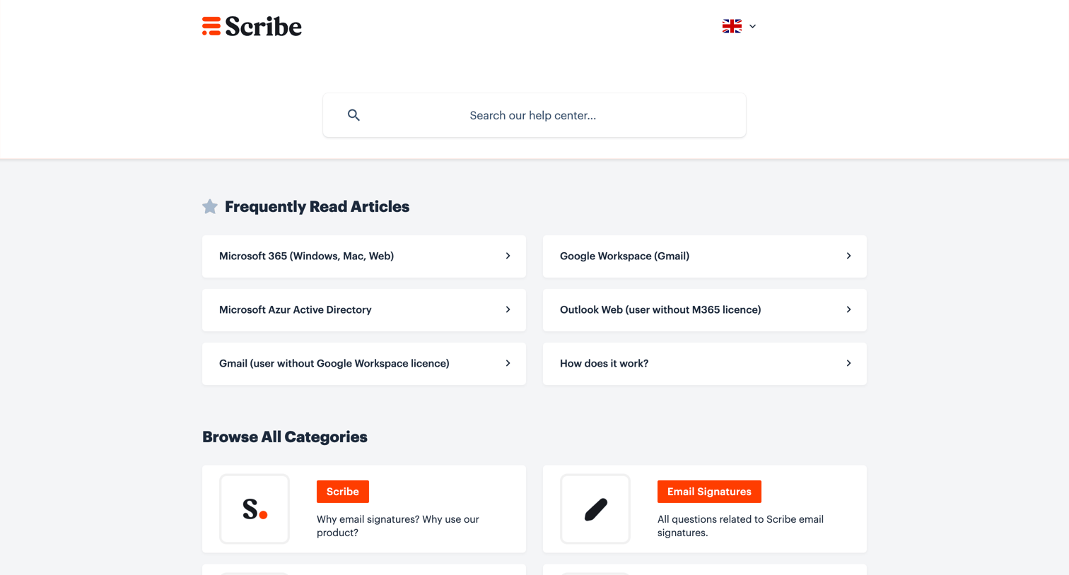 Scribe screen