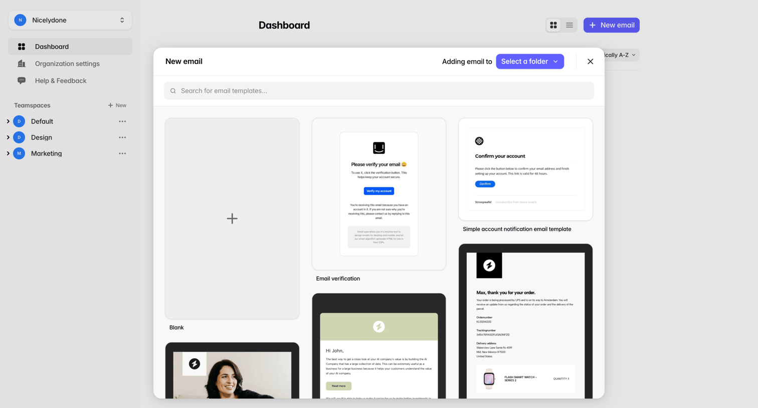 Tabular - Dashboard — Tabular screen