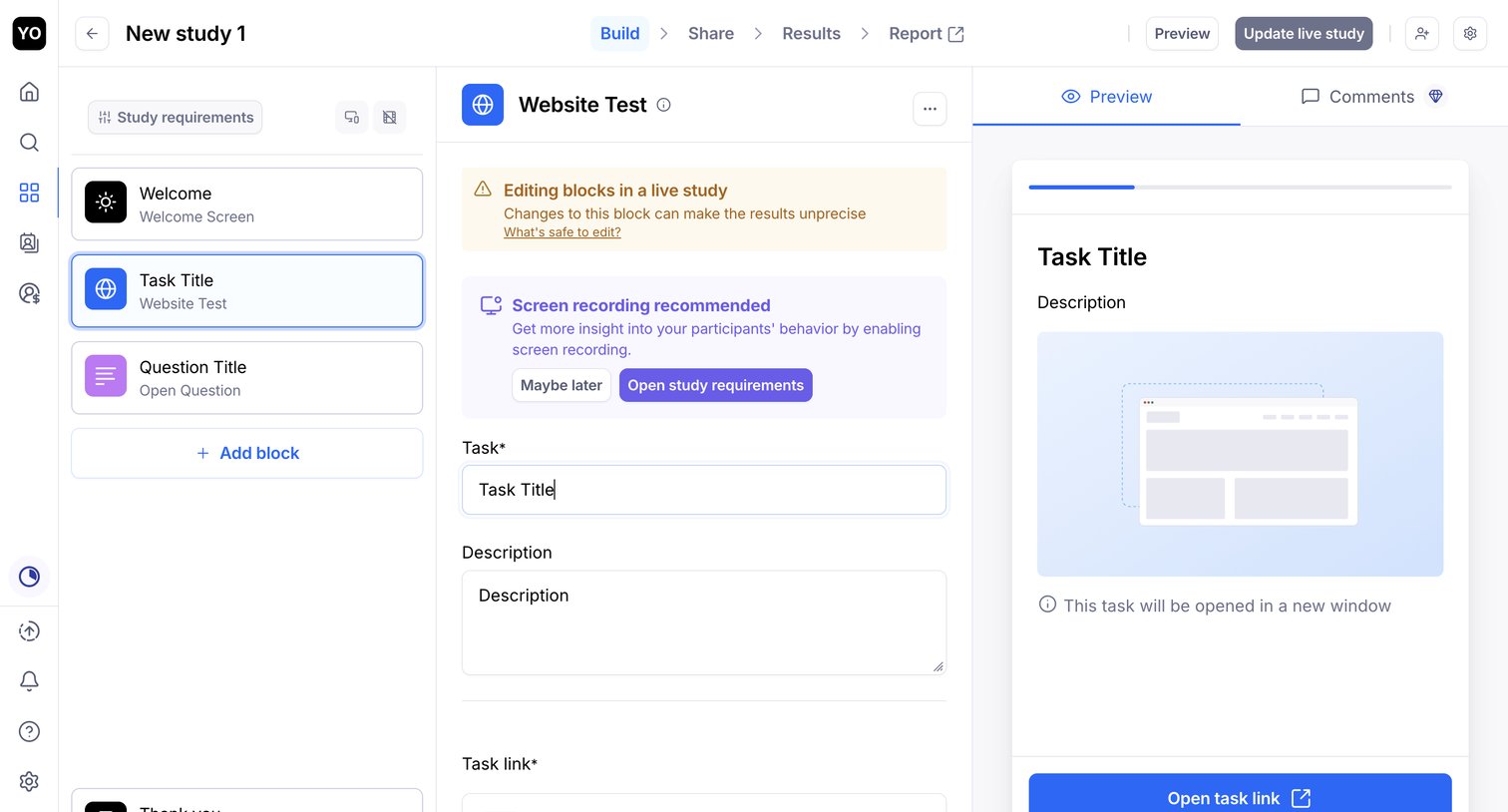 Maze - Your first project - Maze Draft screen