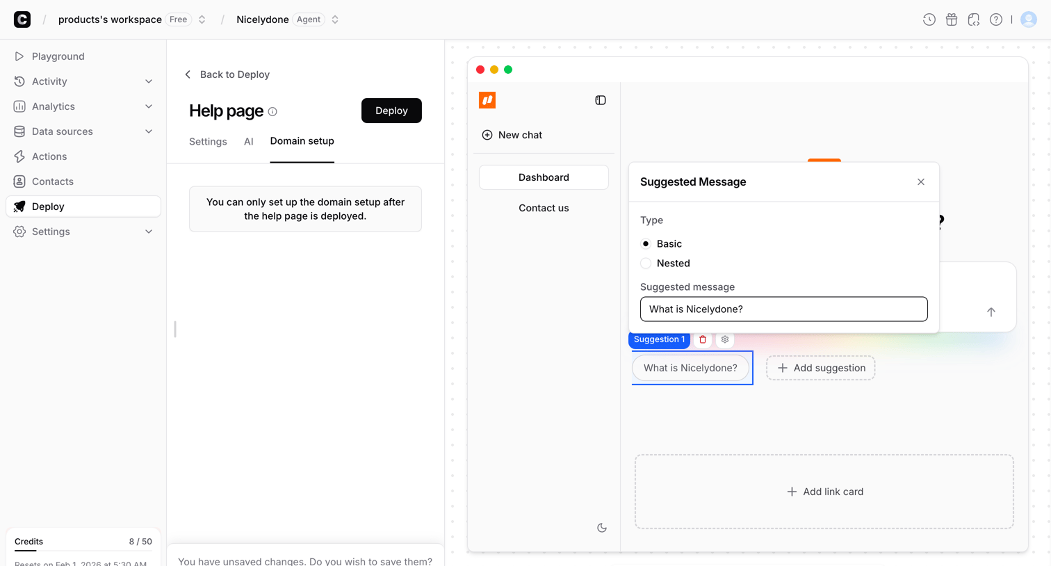 Dashboard - Chatbase from Chatbase