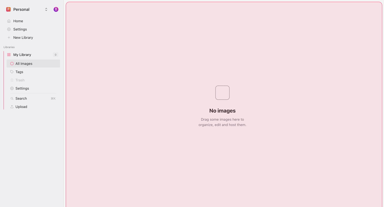 Raster - My Library | Personal screen