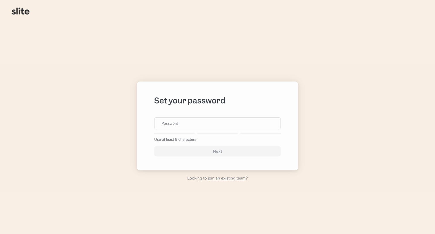 Slite - Get started | Slite screen