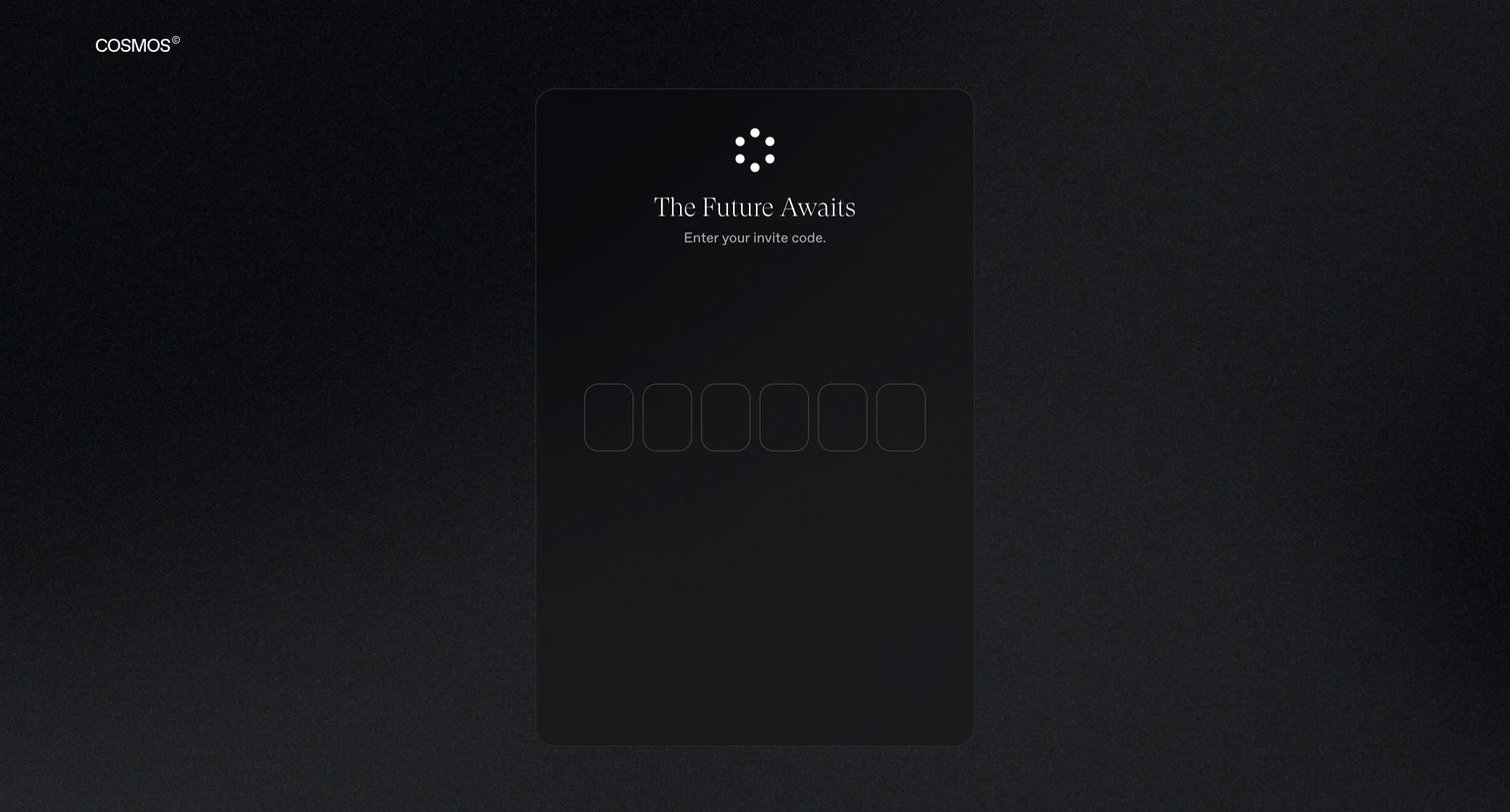 Cosmos - Cosmos - Onboarding screen
