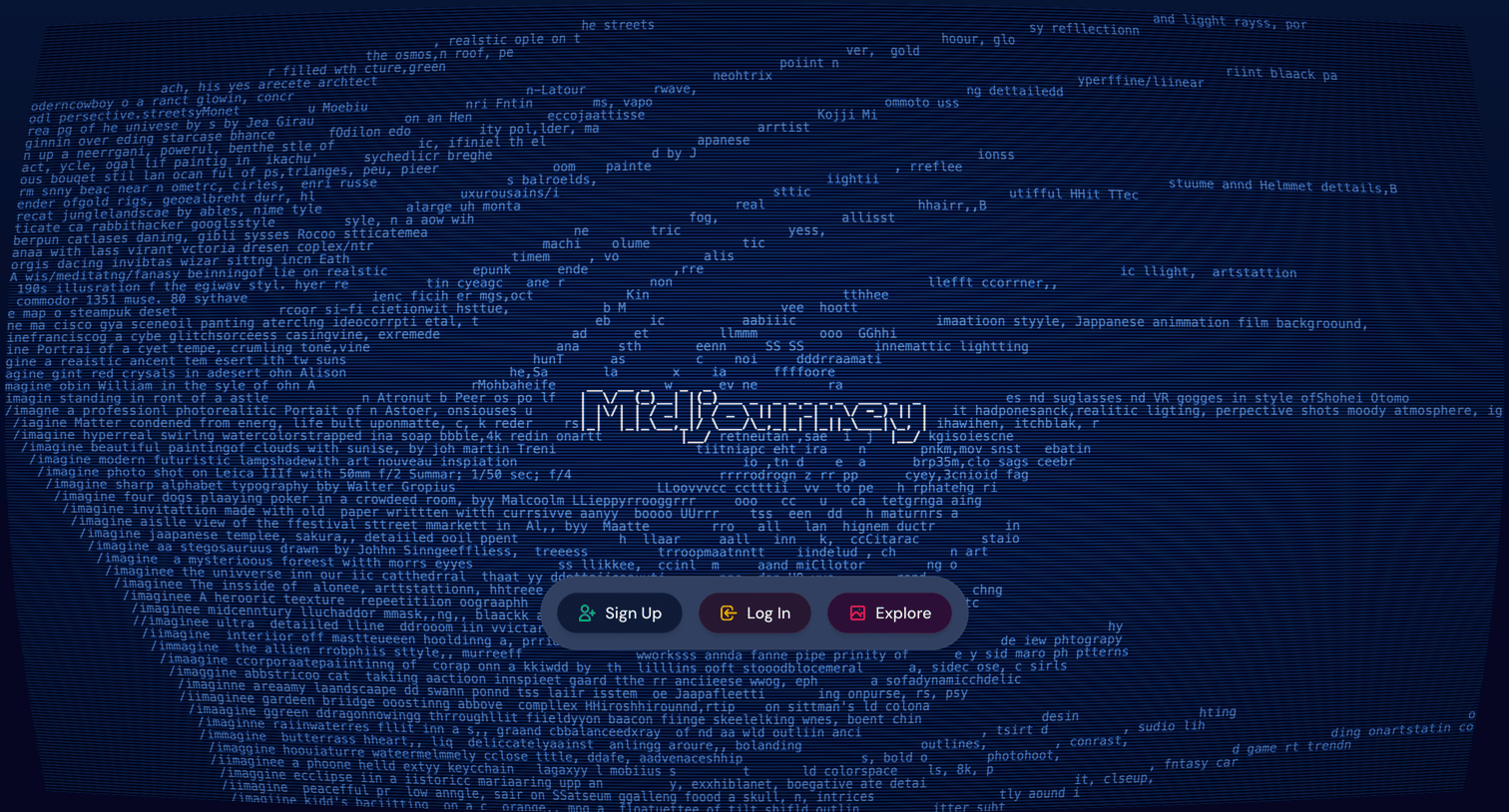 Midjourney screen