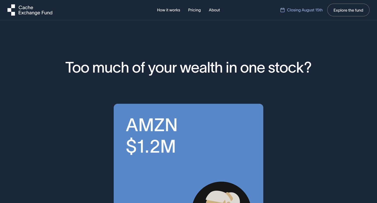 Cache - Cache Exchange Fund - Low-cost S&P 500 Exchange Fund screen