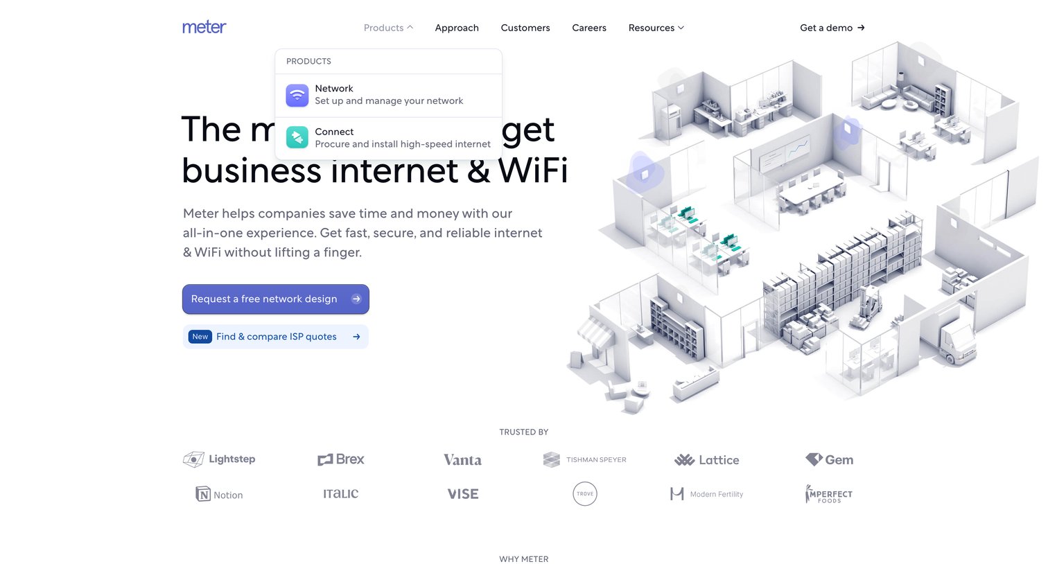 Meter - Meter Internet | WiFi for businesses screen