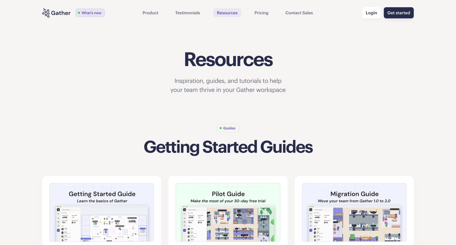 Gather - Gather Resources Virtual Workspace for Remote Teams screen