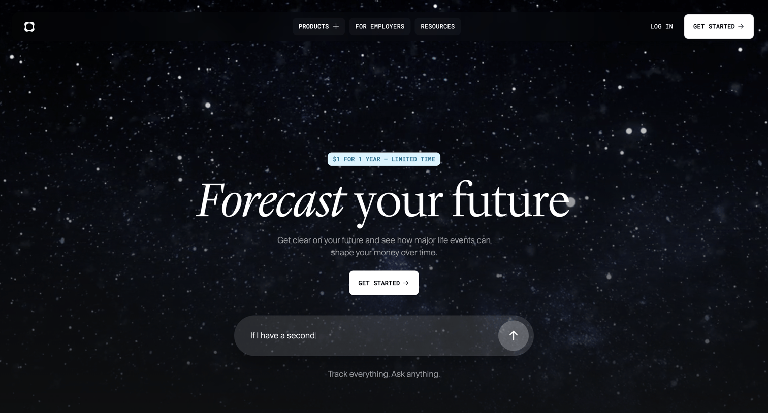 Origin Financial - AI Financial Forecasts for Individuals & Couples | Origin Financial screen