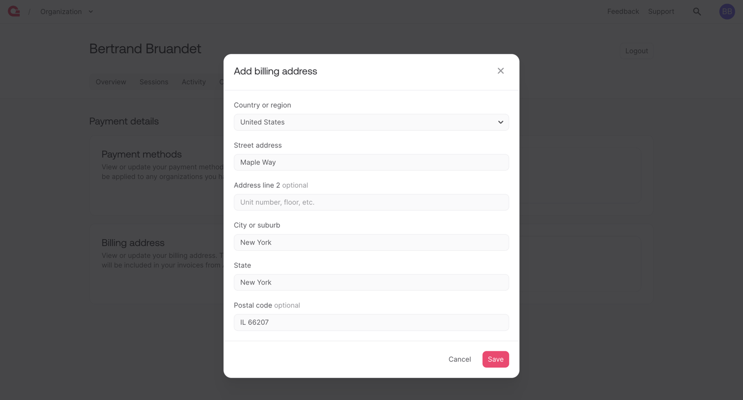 Appwrite - User - Appwrite screen