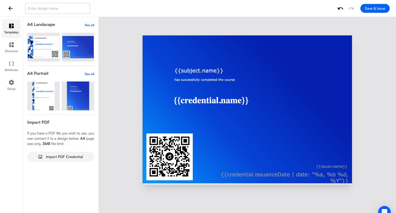 Dock - Dock Certs screen