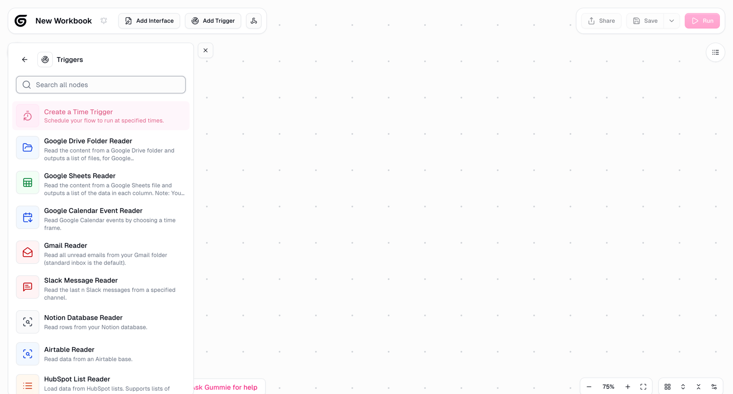 Gumloop - Gumloop | Automation Builder screen