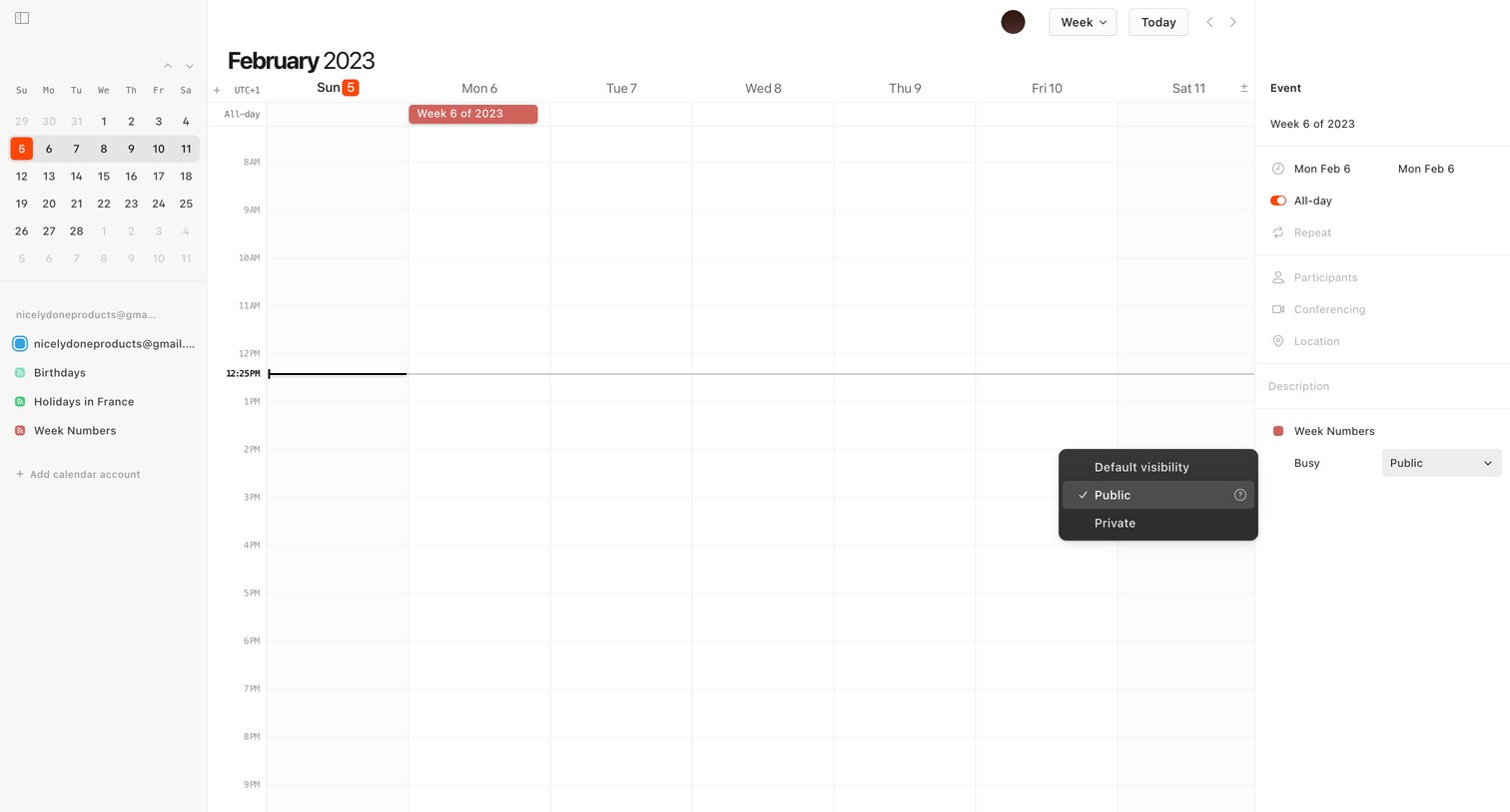 Cron screen
