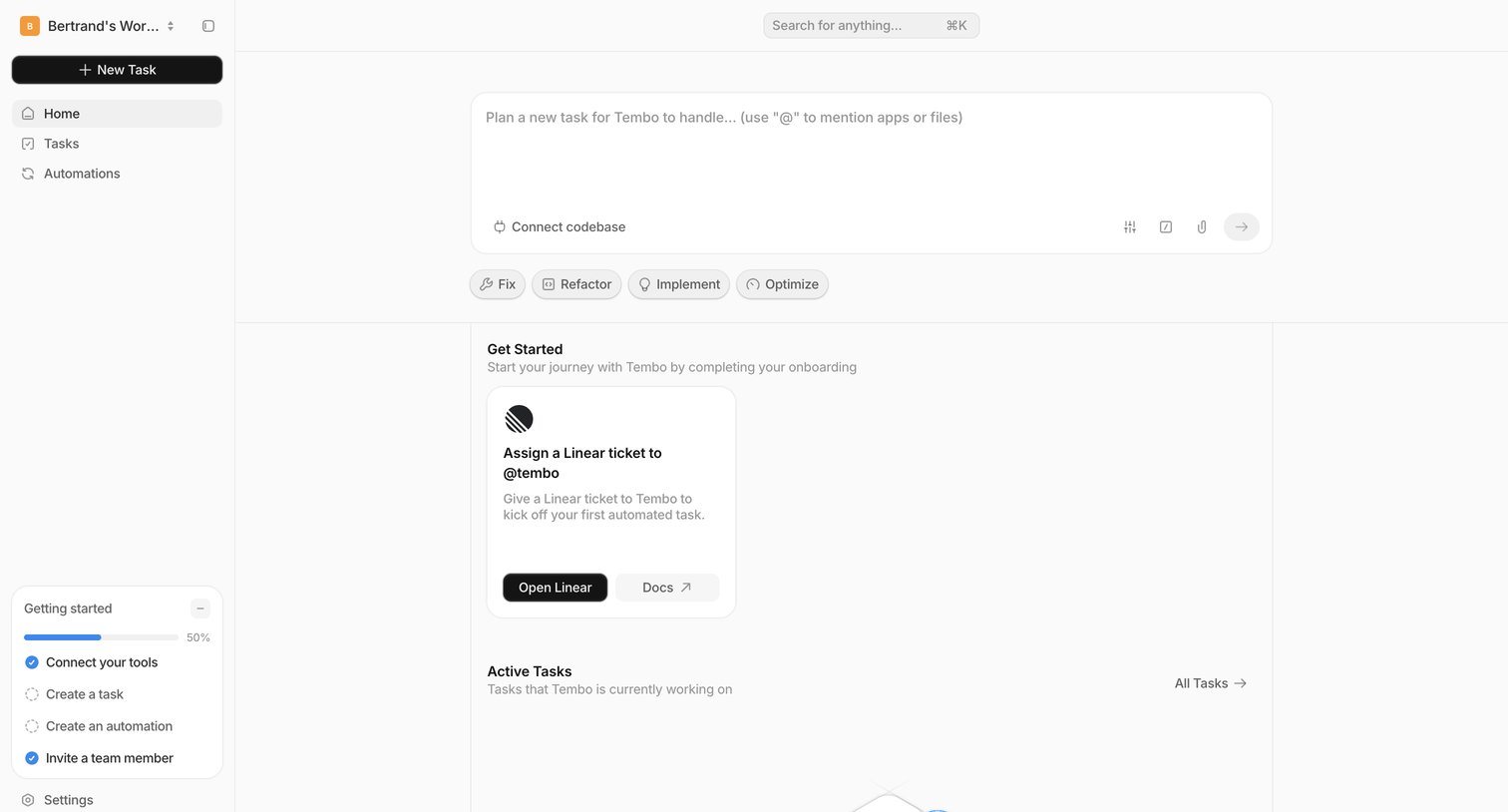 Dashboard — Tembo from Tembo