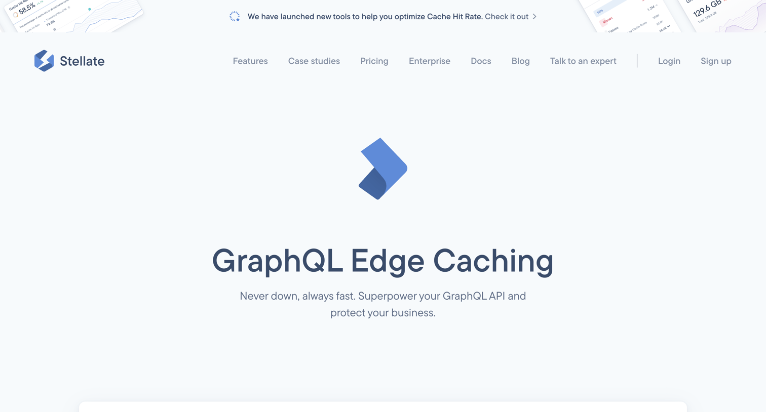 Stellate - GraphQL Edge Caching – Stellate screen