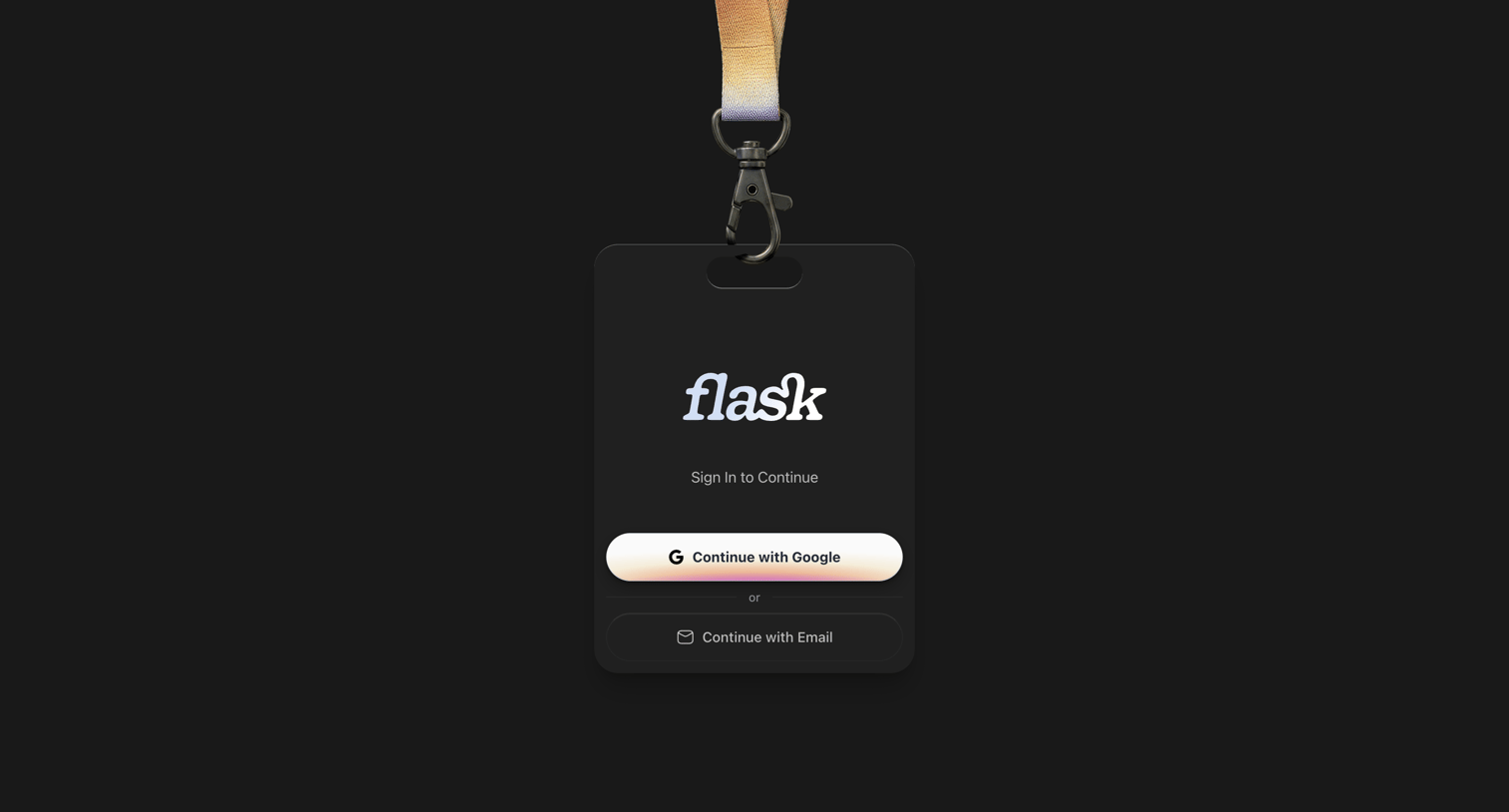 Flask - Login | Flask screen