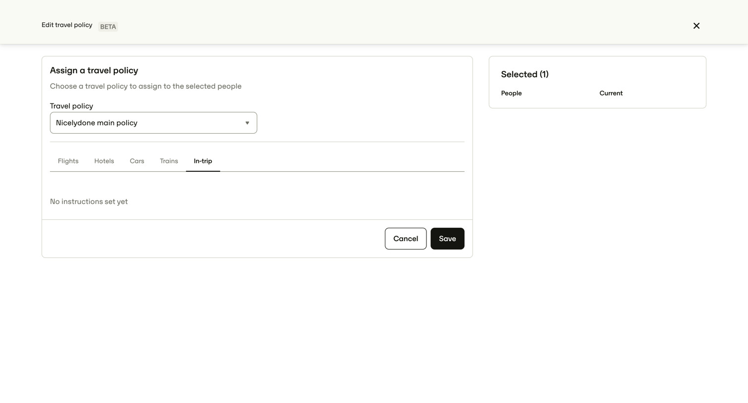 Travelperk - TravelPerk screen