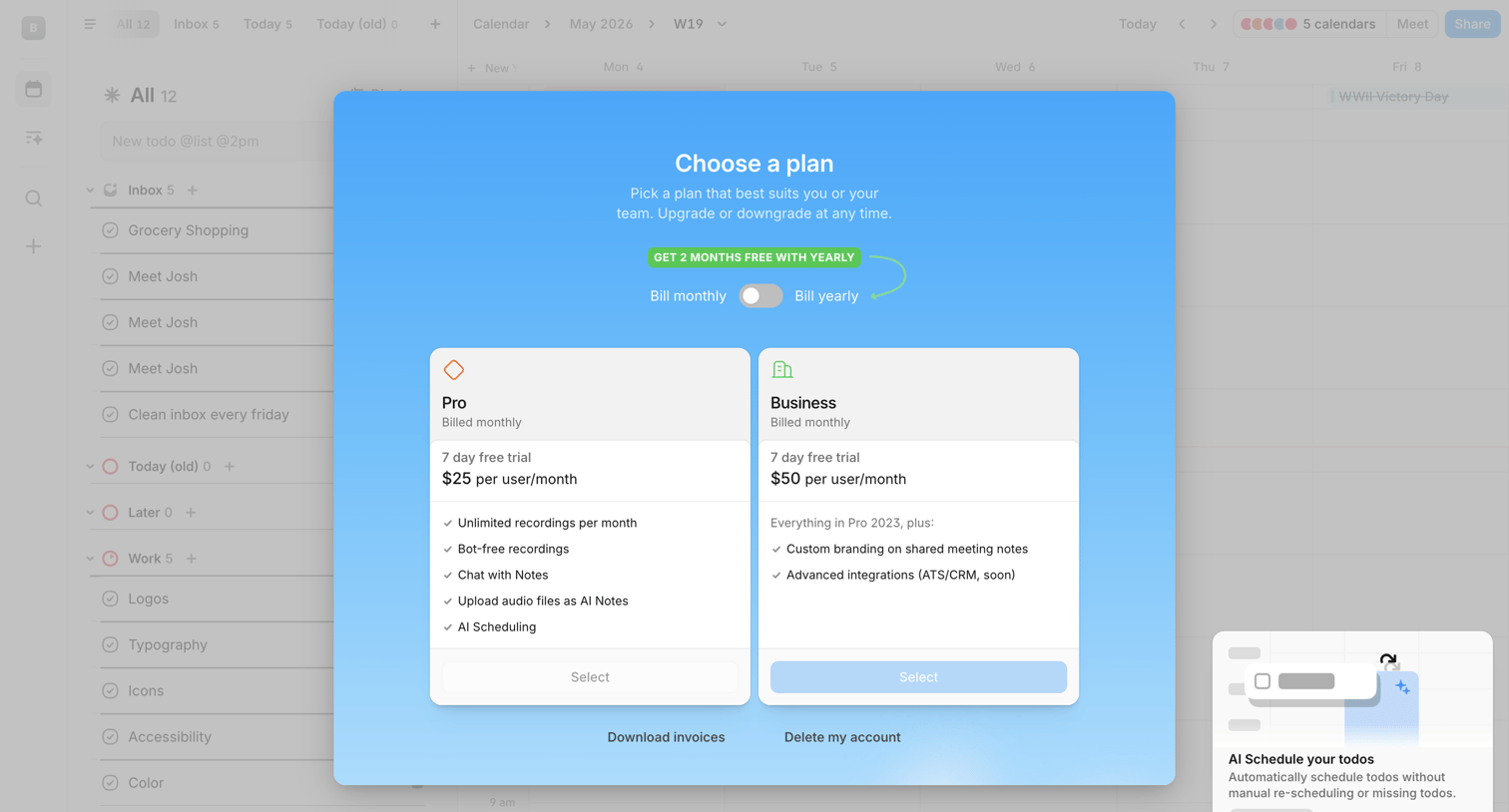 Amie screen