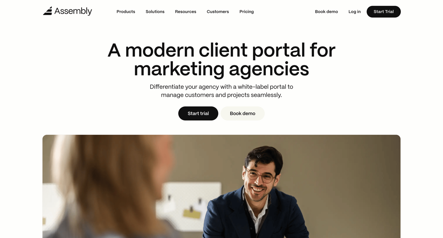 Assembly AI App Builder - Best Client Portal For Marketing Agencies  Assembly screen