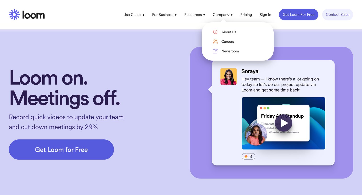 Loom - Loom Async Video Messaging for Work | Loom screen