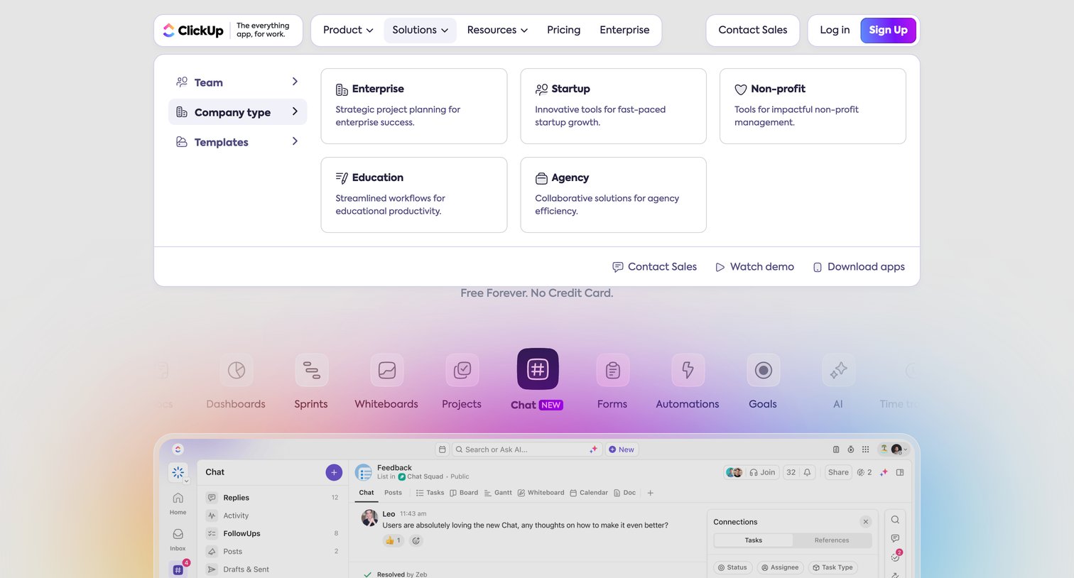 ClickUp - ClickUp | One app to replace them all screen
