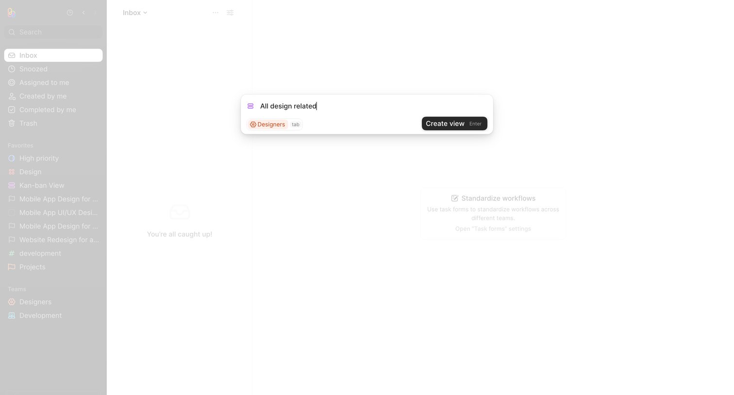Height - New list - Height screen