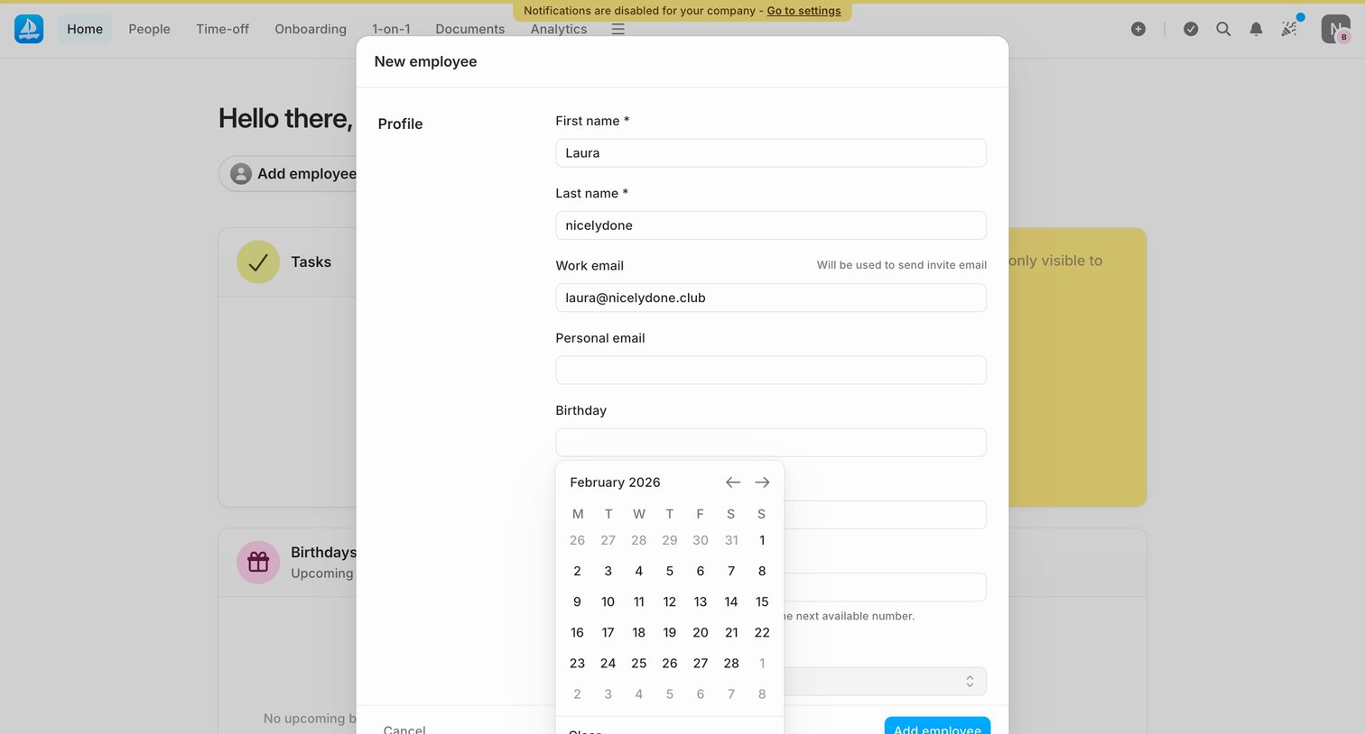 Aboard - Dashboard | Aboard screen