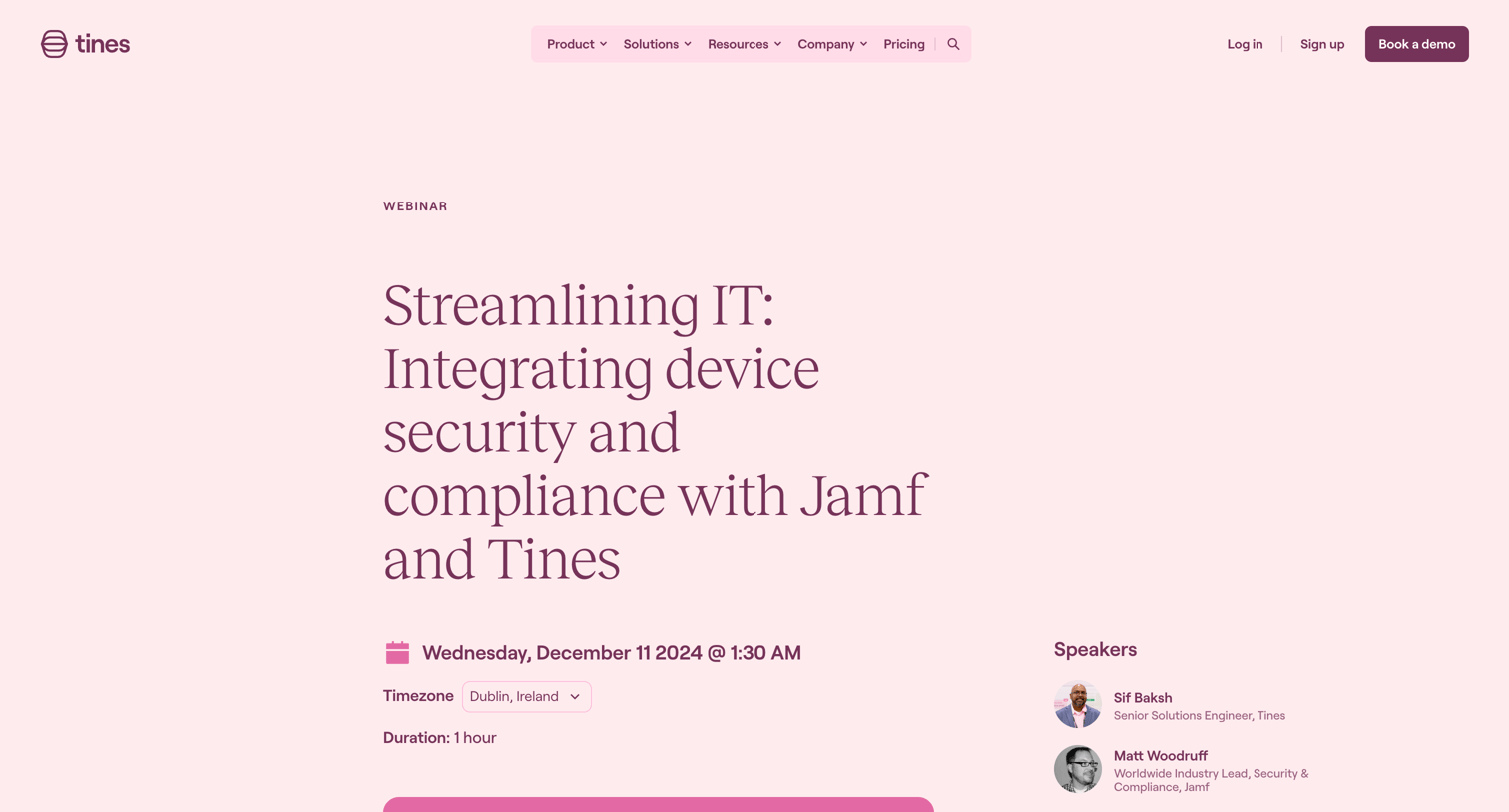 Streamlining IT Integrating device security and compliance with J from Tines