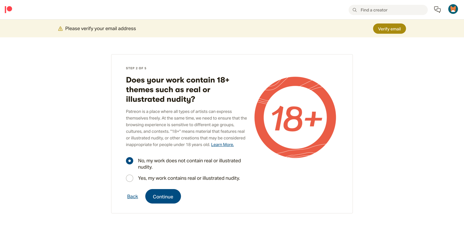 Patreon - Create on Patreon | Patreon screen