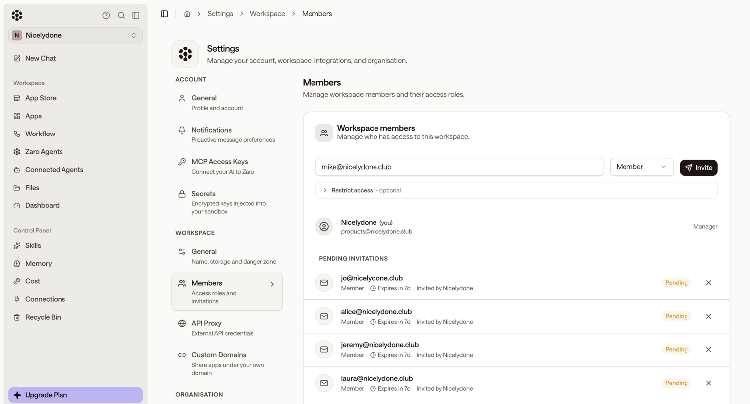 Zaro - Zaro - The Context Layer for Enterprise AI screen