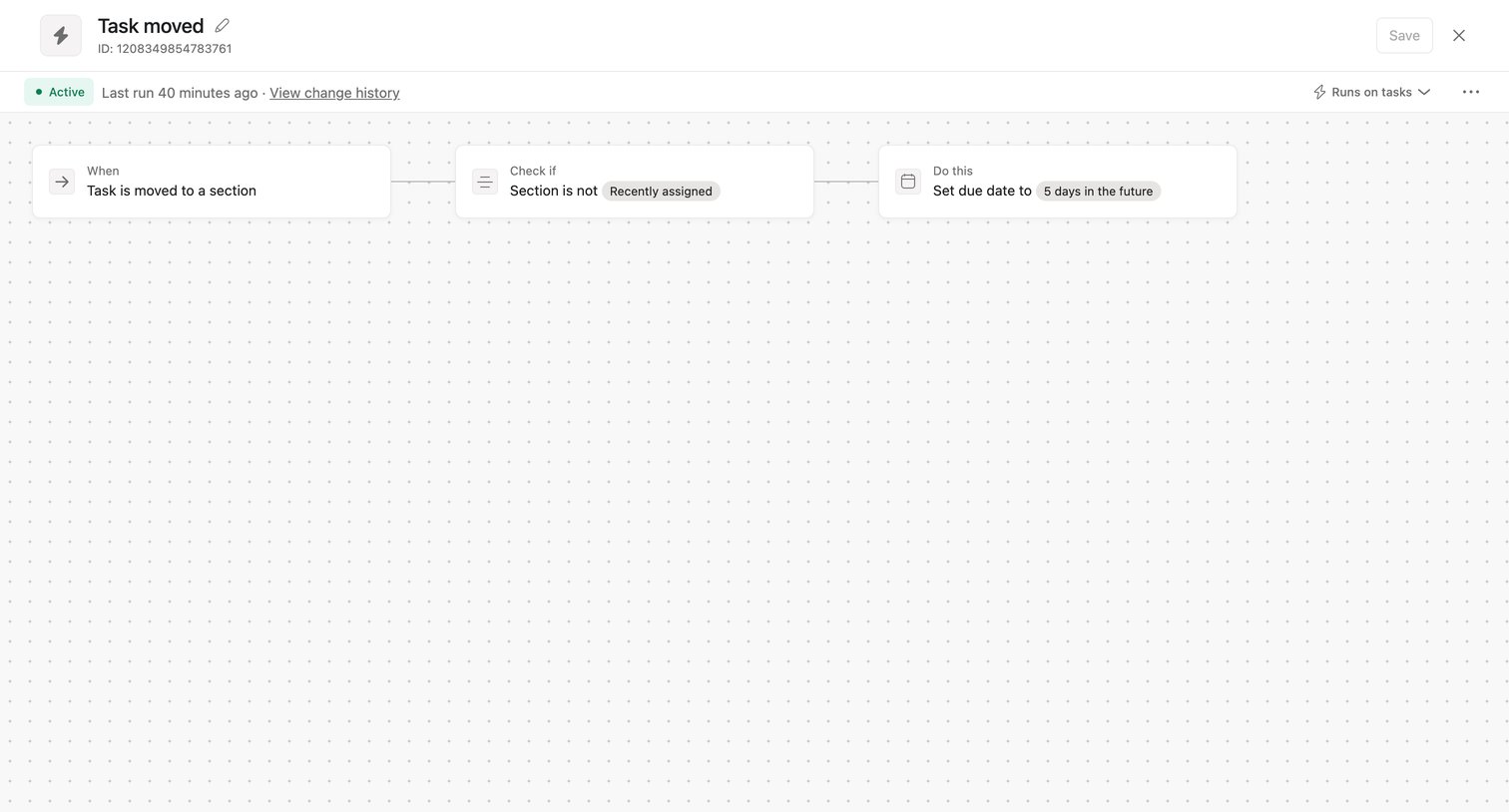 Asana - My tasks - Asana screen