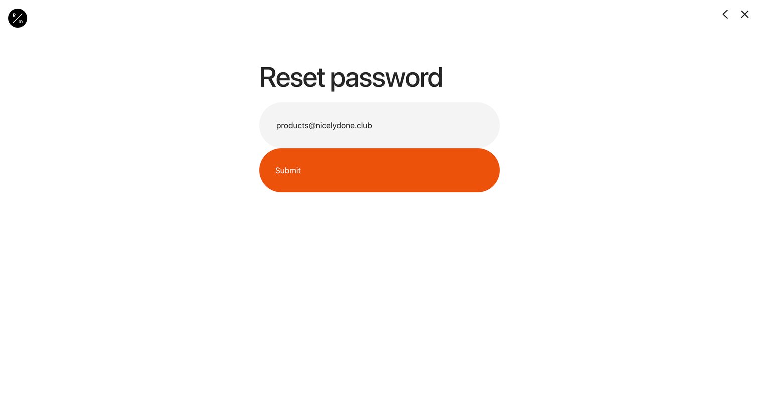 Readymag - Login | Join screen