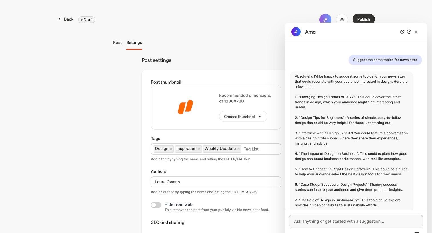 Kajabi - Kajabi - adminnewsletter_posts134574edit screen