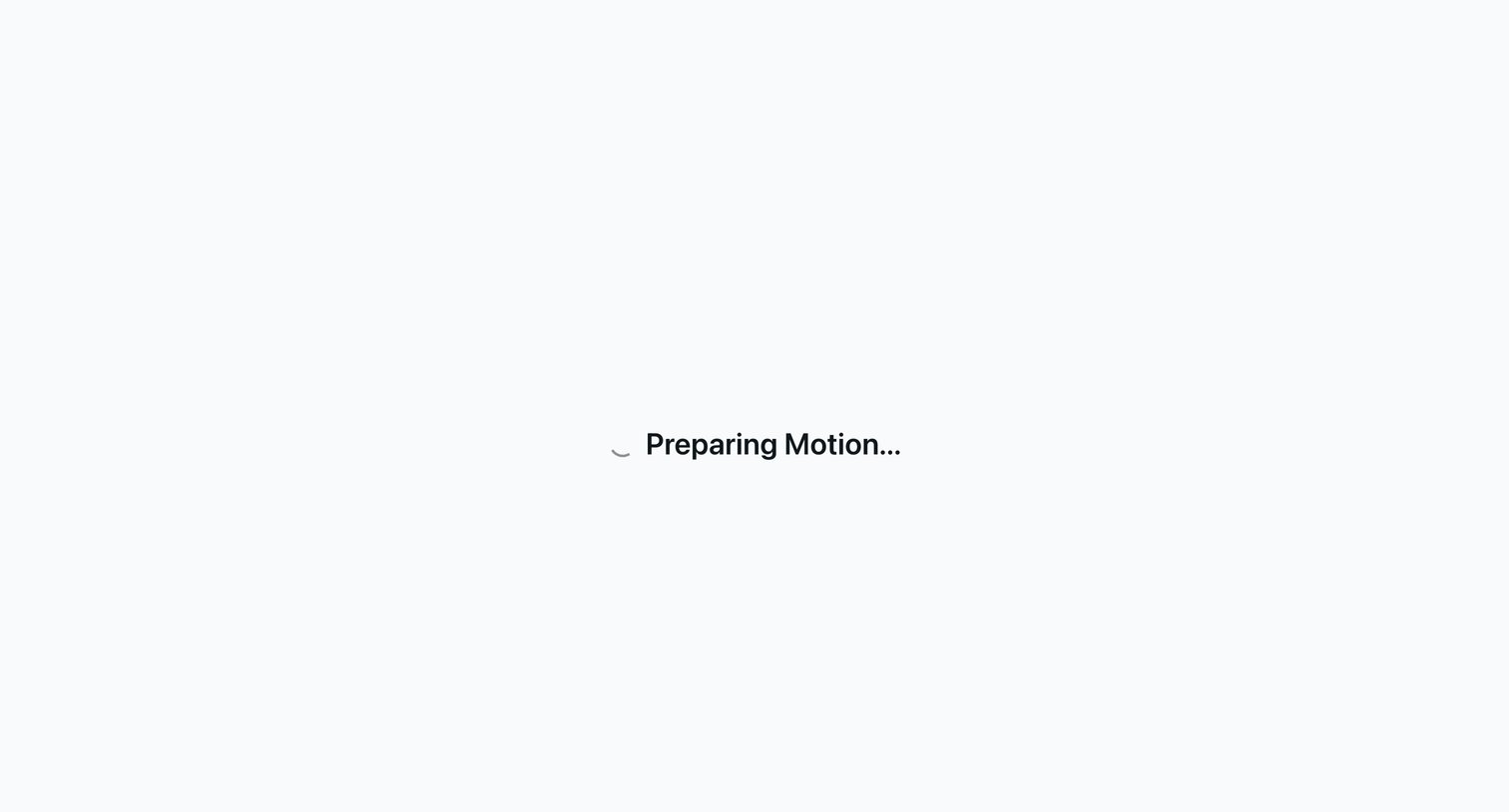 Motion screen